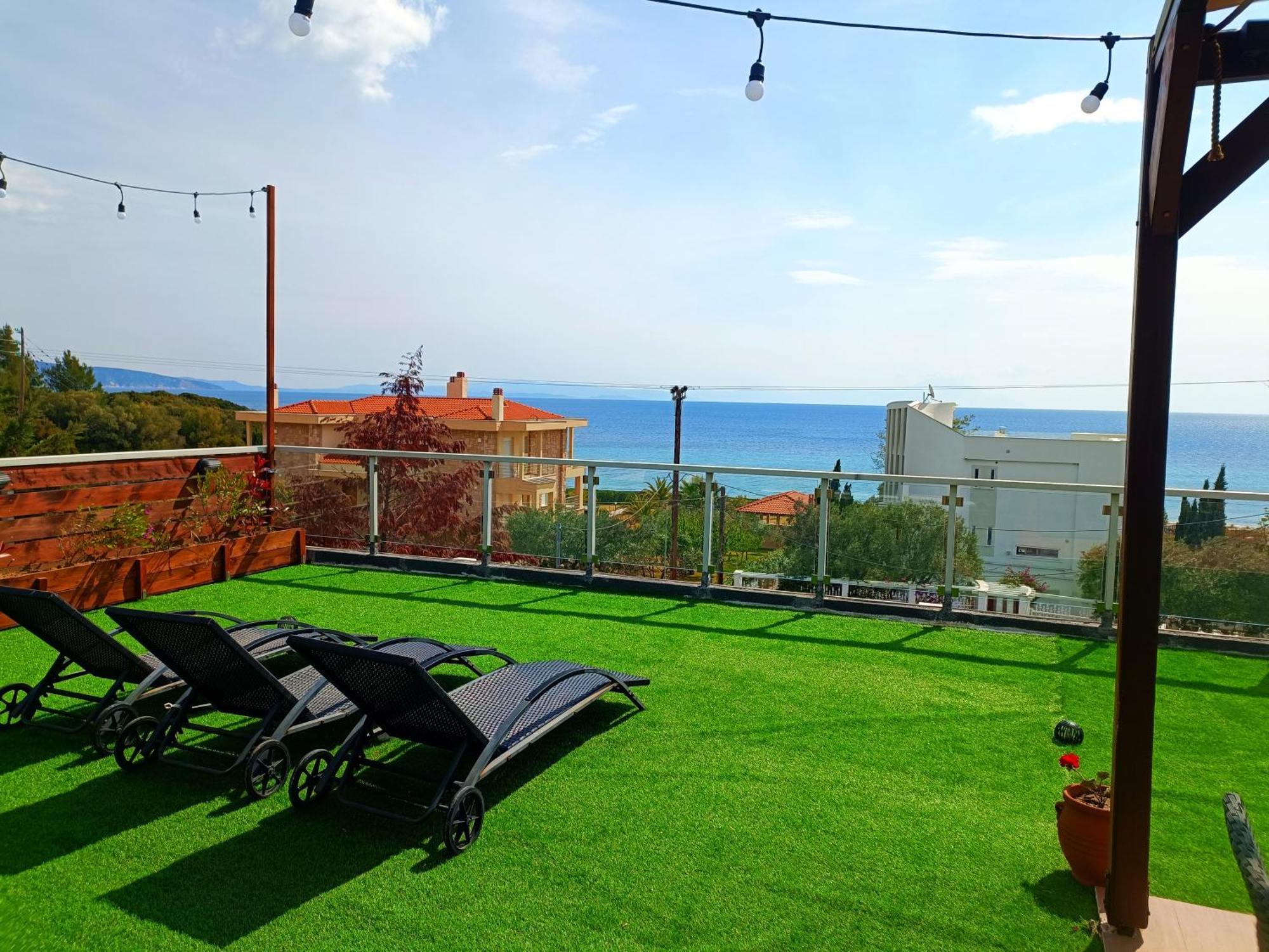 Salonikiou Beach Apartments & Villas Ájos Nikólaos Eksteriør bilde