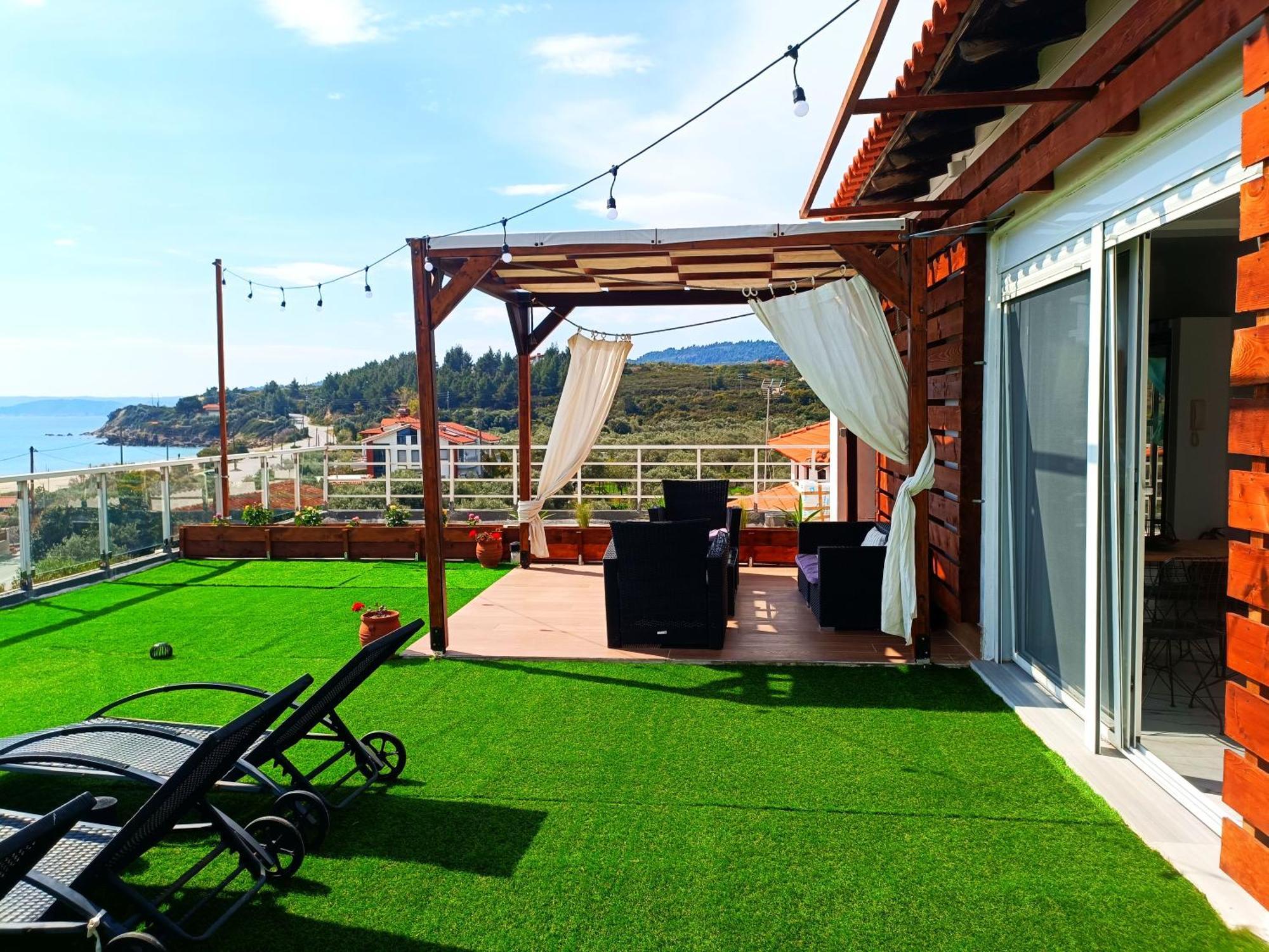 Salonikiou Beach Apartments & Villas Ájos Nikólaos Eksteriør bilde
